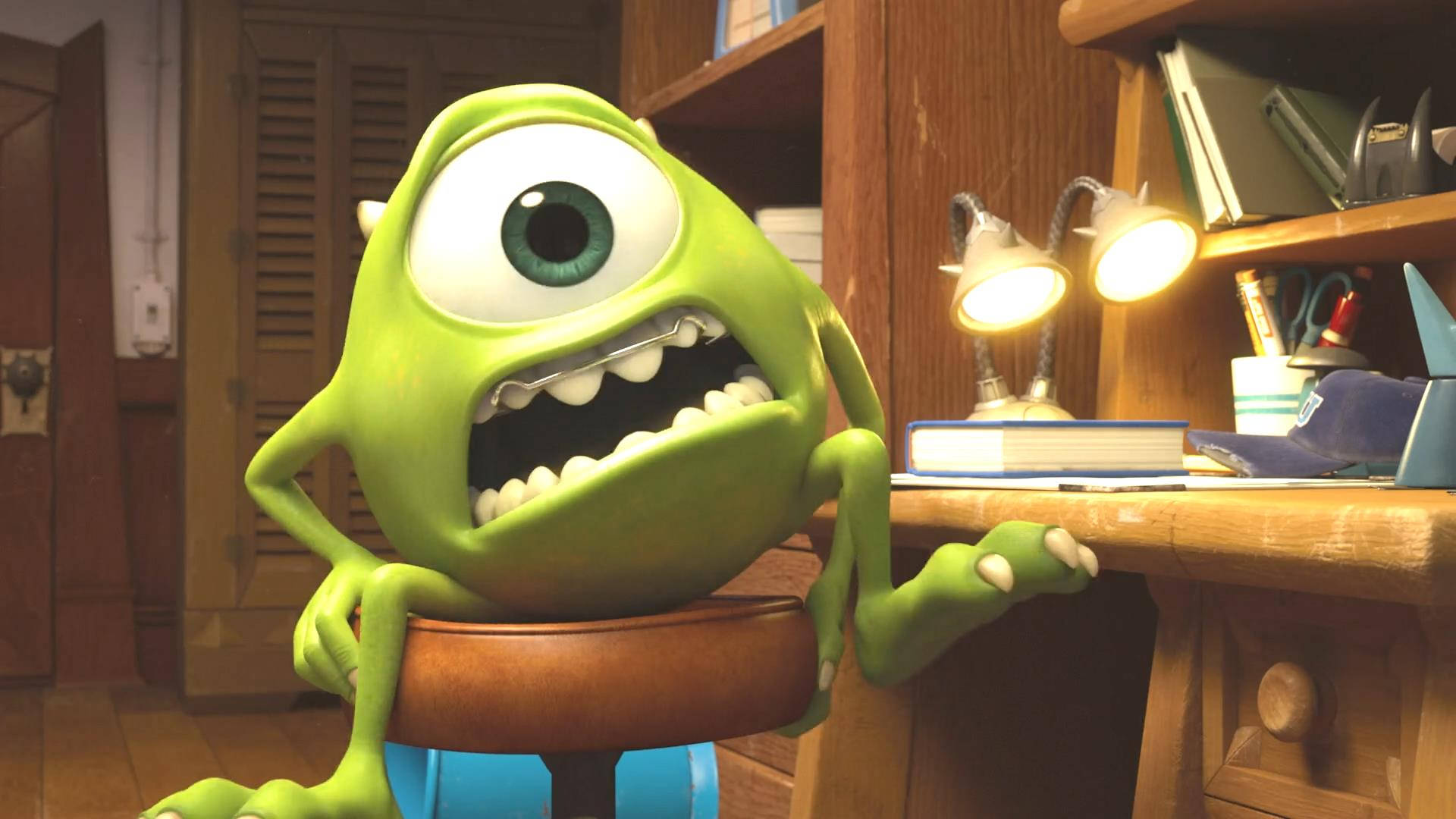 Pixar Character Mike Wazowski Wallpaper