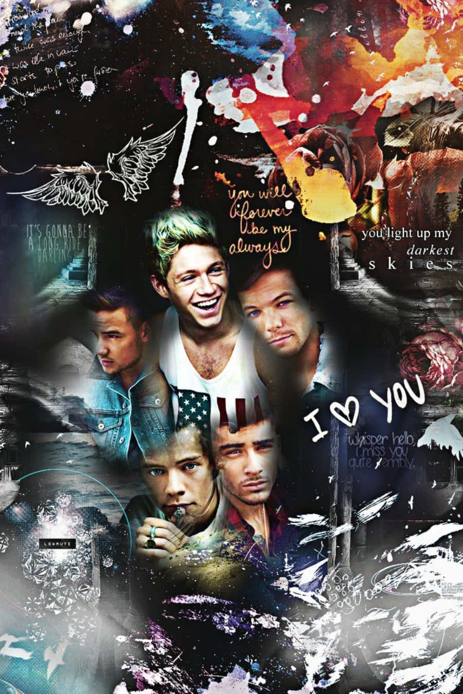 1 Direction Band Iphone Wallpaper Wallpaper