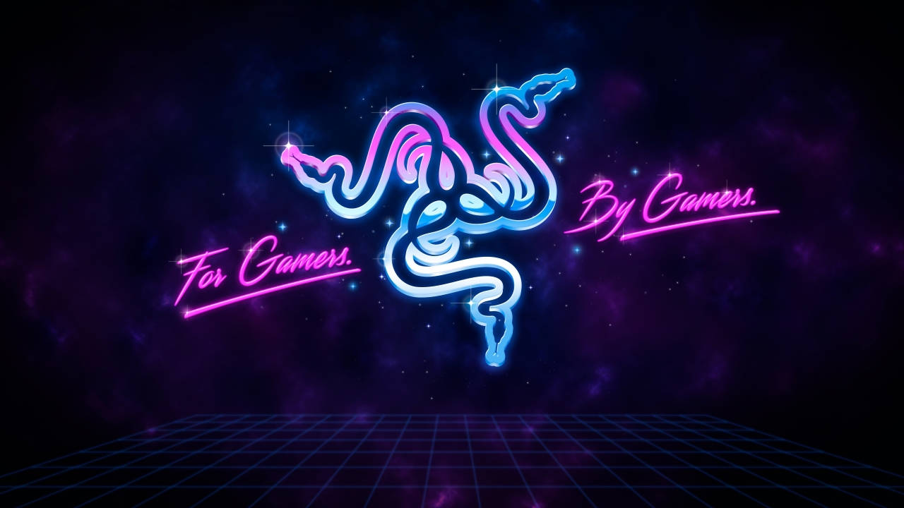 1280x720 Gaming With Retro Razer Logo Wallpaper