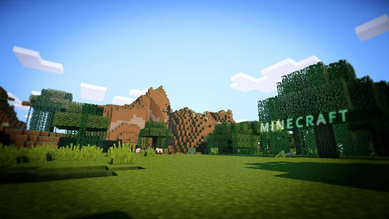 1280x720 Minecraft Horizon Wallpaper