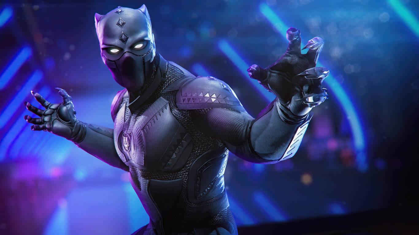 1366 X 768 Marvel Black Panther Wallpaper