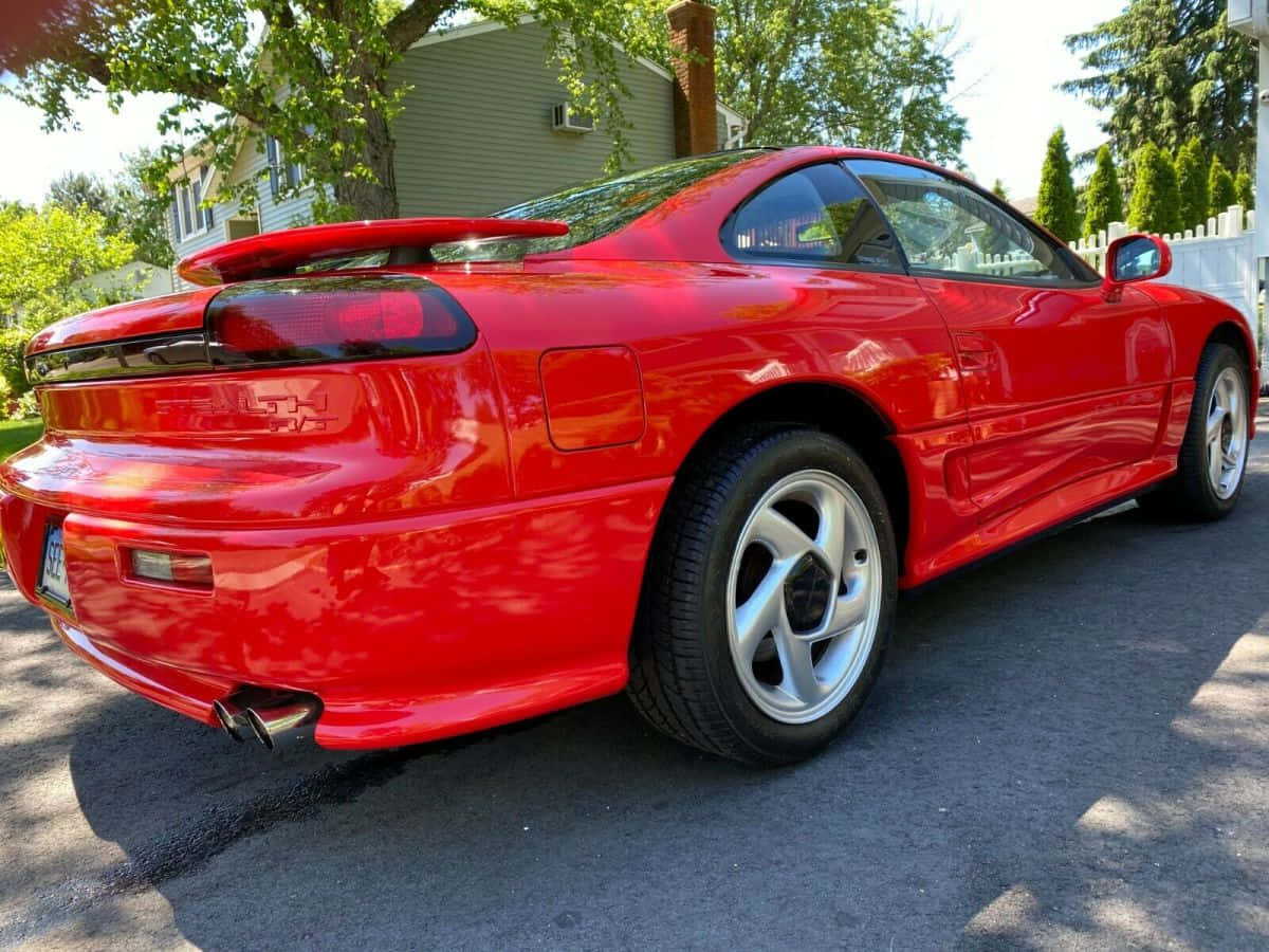 1991 Dodge Stealth In Striking Red Wallpaper