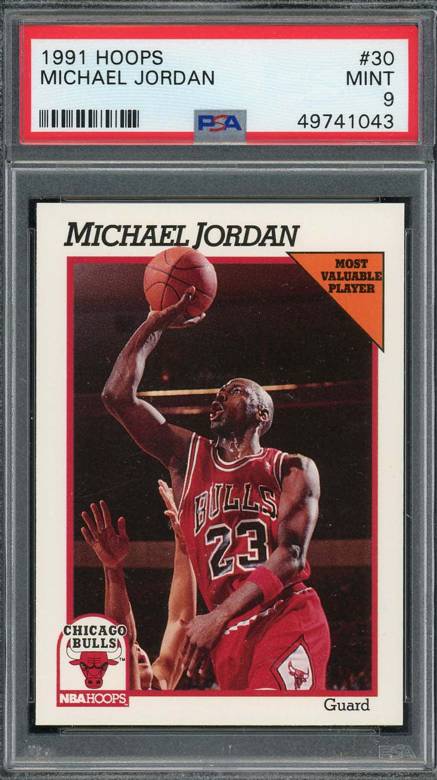 1991 Michael Jordan Hoops Card P S A Mint Wallpaper