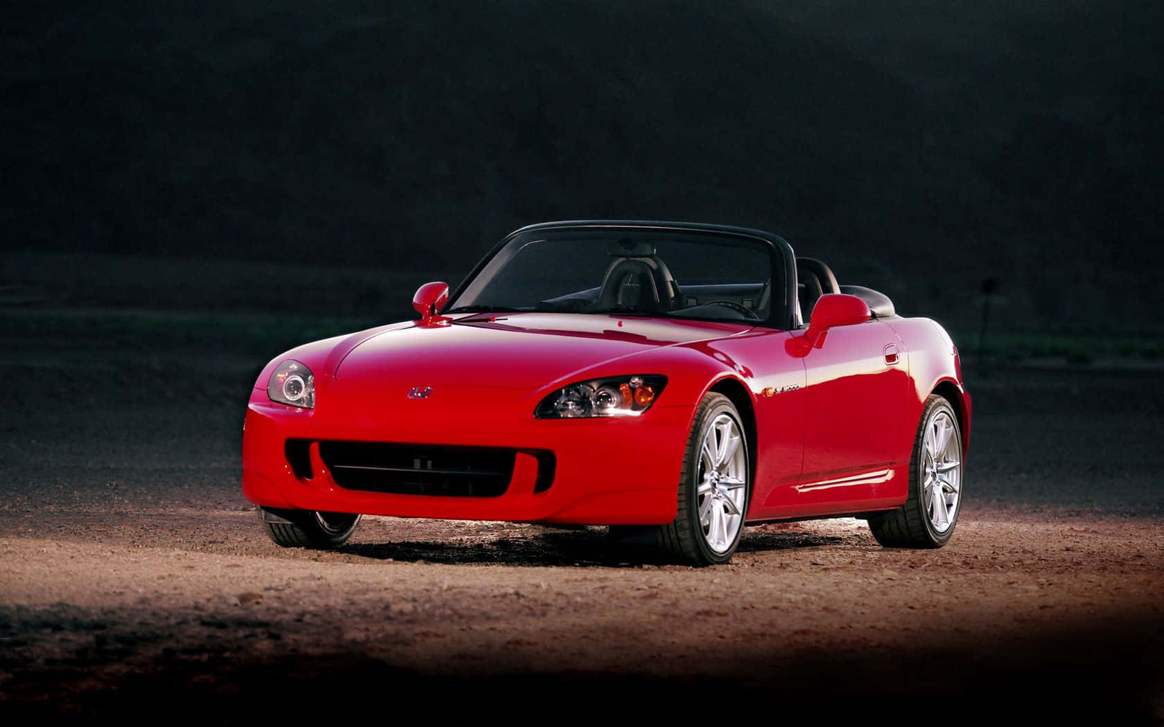 2004 Honda S2000 Red Topdown Wallpaper