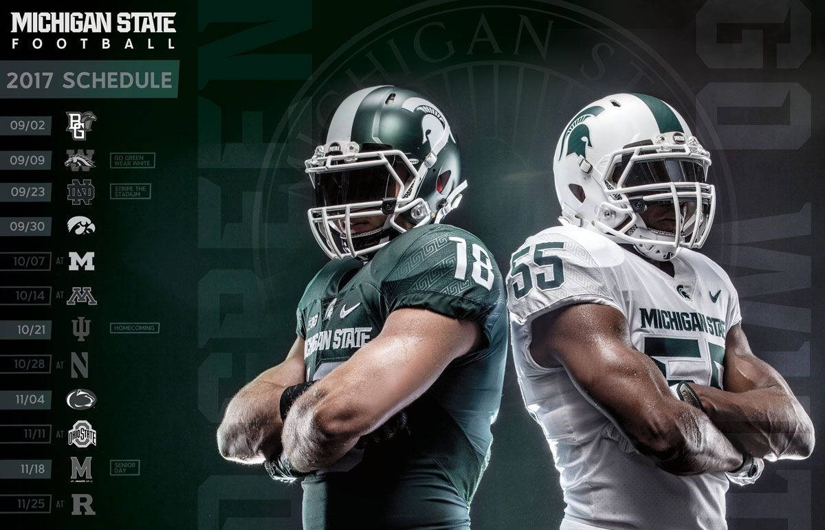 2017 Michigan State University Football Wallpaper