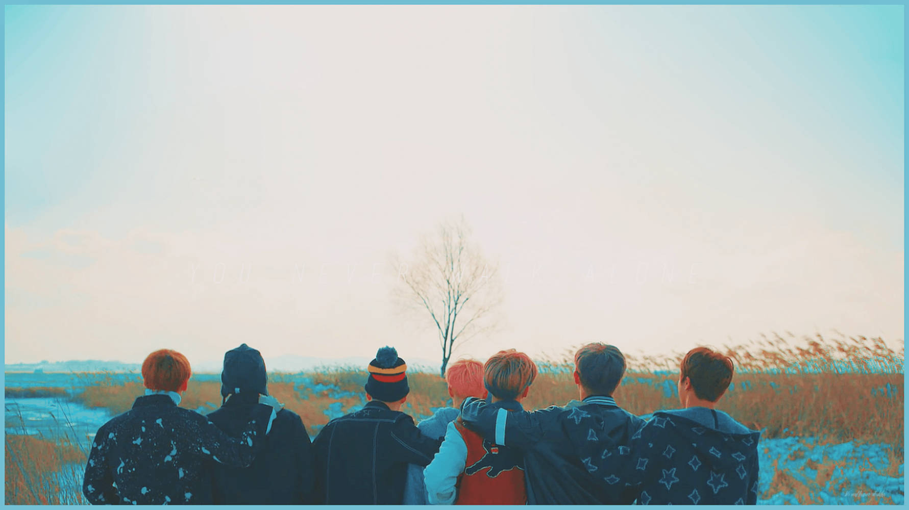 2021 Bts Group Photo Wallpaper