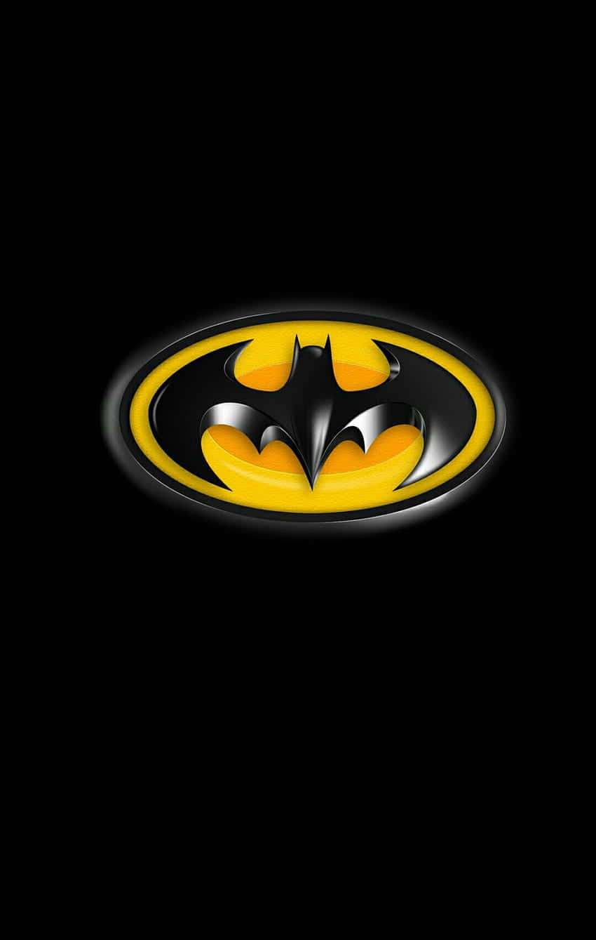 3 D Batman Symboli Phone Wallpaper Wallpaper