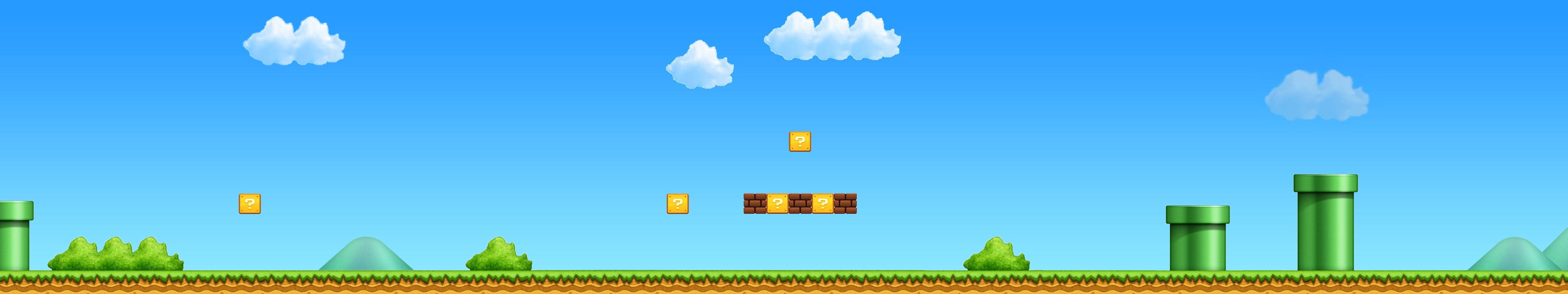 3 Monitor Super Mario Wallpaper