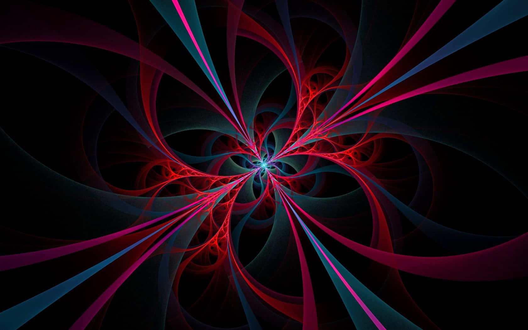 3d Abstract Swirls Of Color Wallpaper