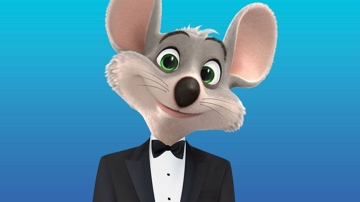 3d Chuck E Cheese In Suit Wallpaper