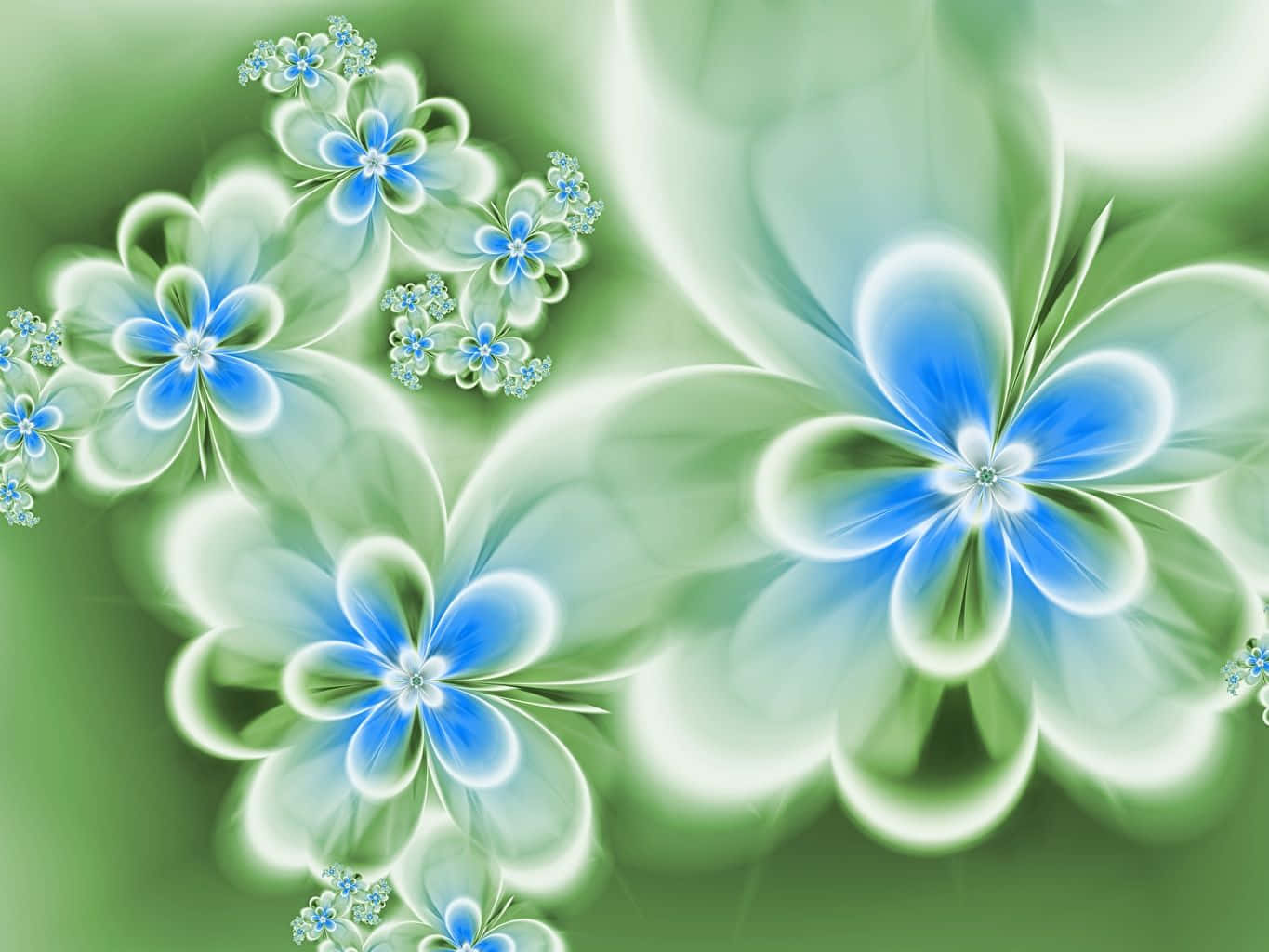 3d Flower Art Wallpaper