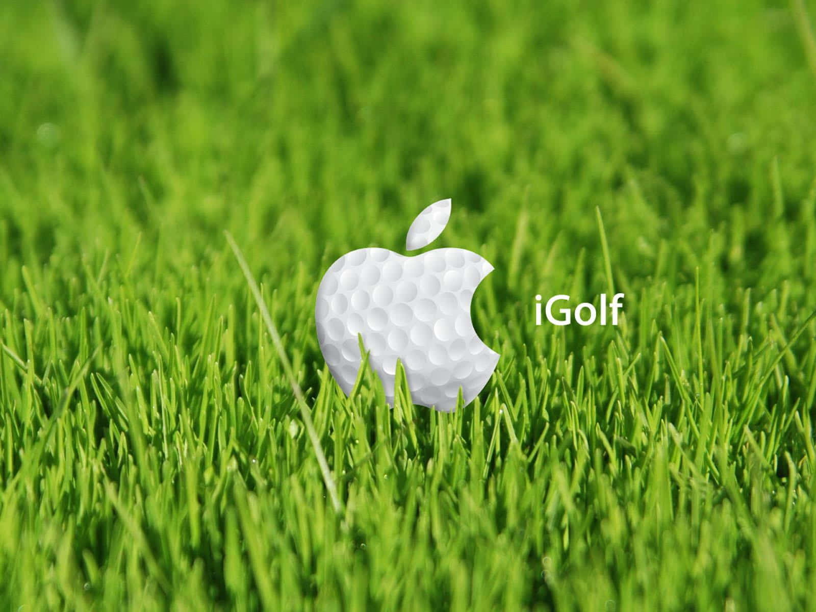 3d Golf Desktop Apple Logo Wallpaper