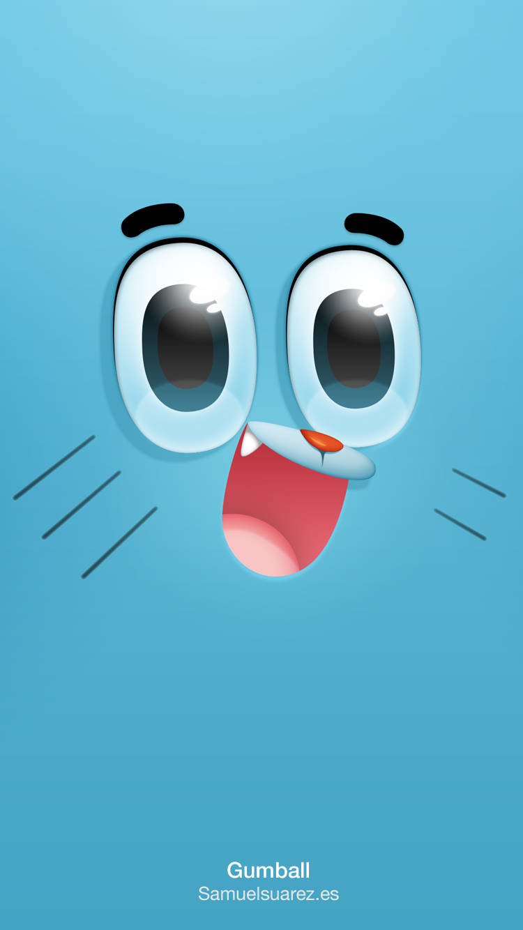 3d Gumball Face Wallpaper