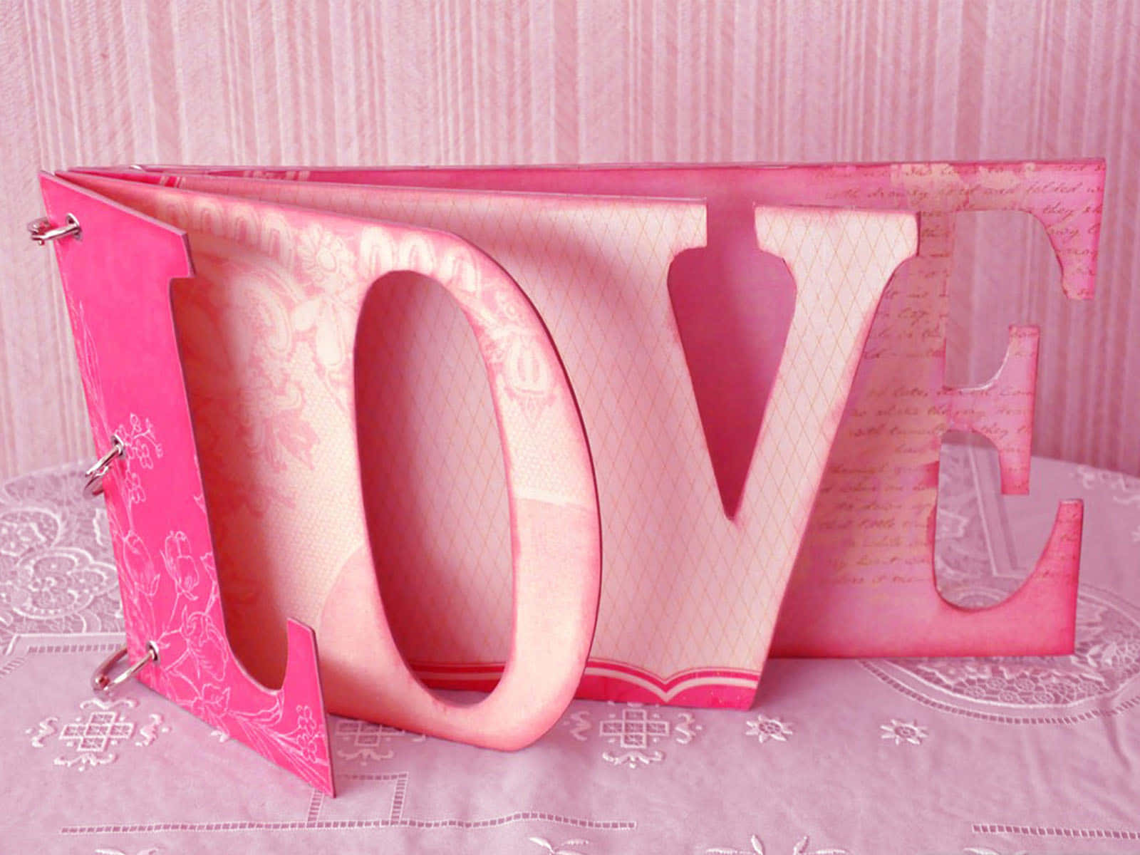 3d Love Hearts Wallpaper Wallpaper