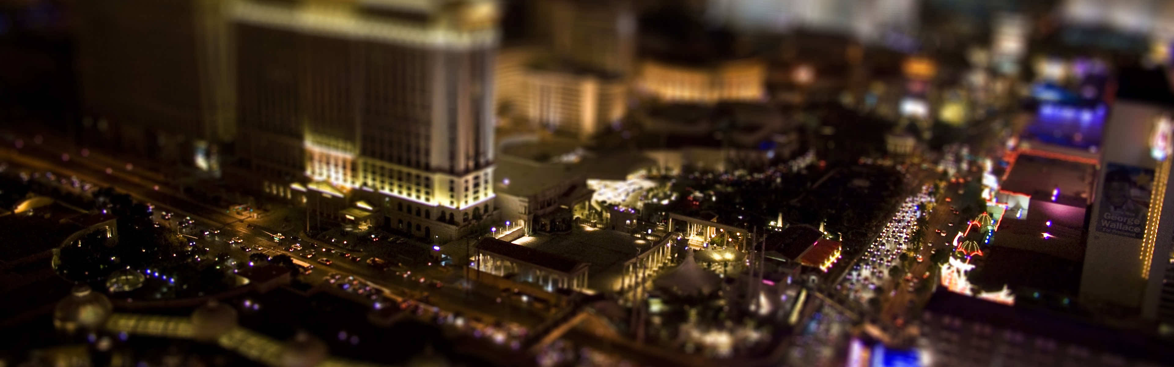 3d Model Las Vegas Night Wallpaper