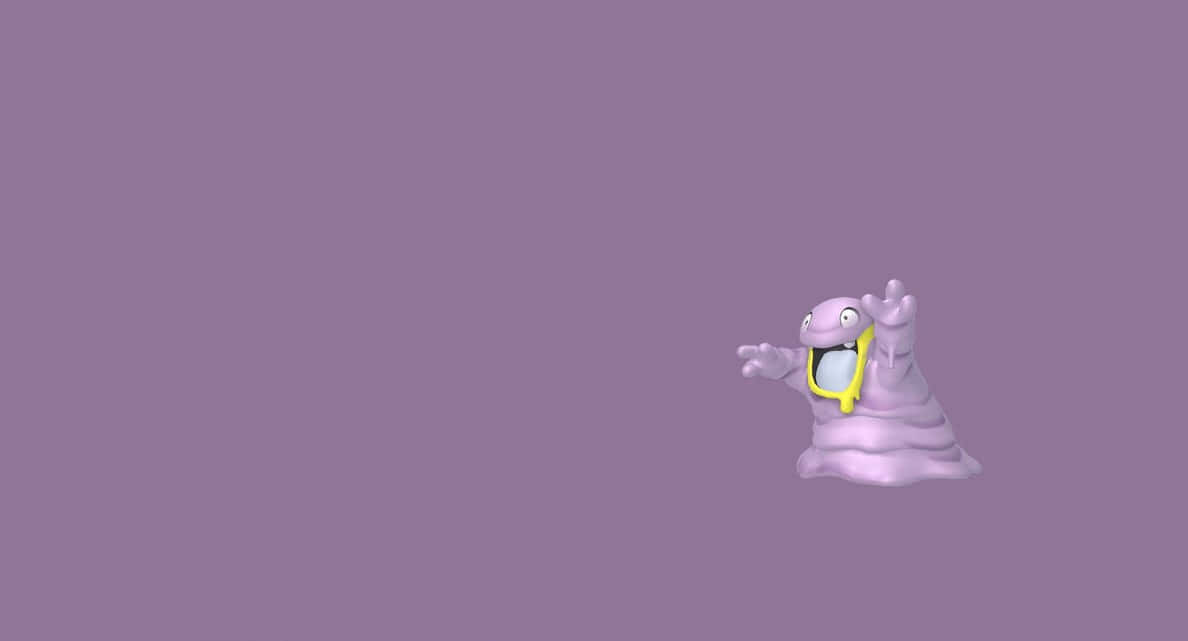 3d Model Of Shiny Alolan Grimer Desktop Wallpaper