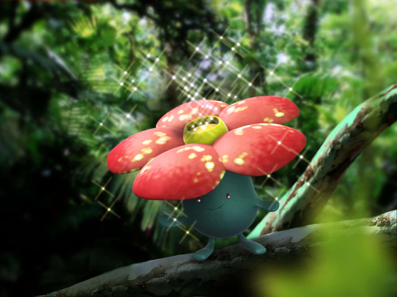 3d Photo Of Vileplume Wallpaper