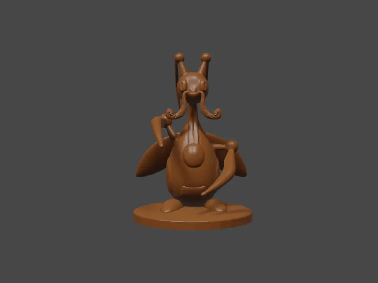 3d Printable Kricketune Pokemon Model Wallpaper