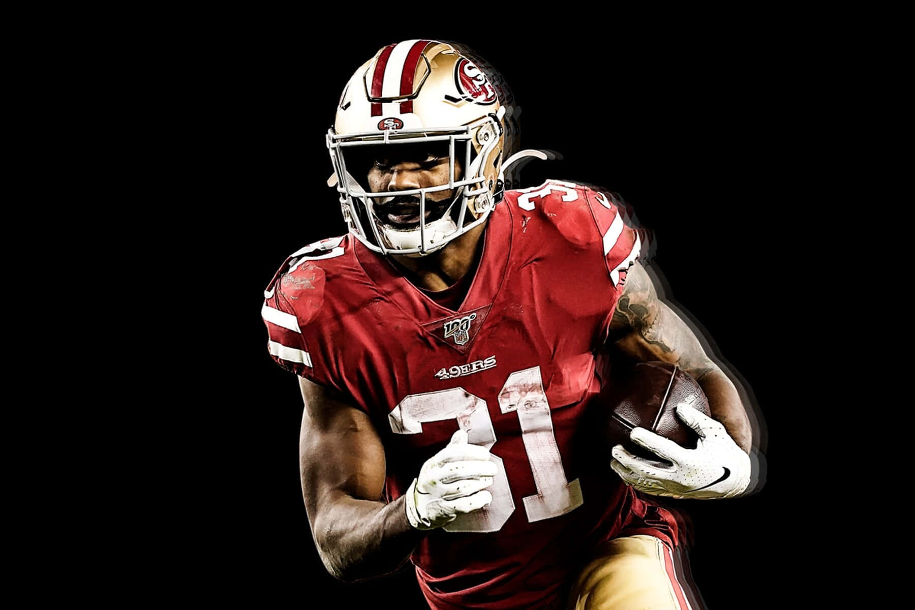 49ers Running Backin Action Wallpaper