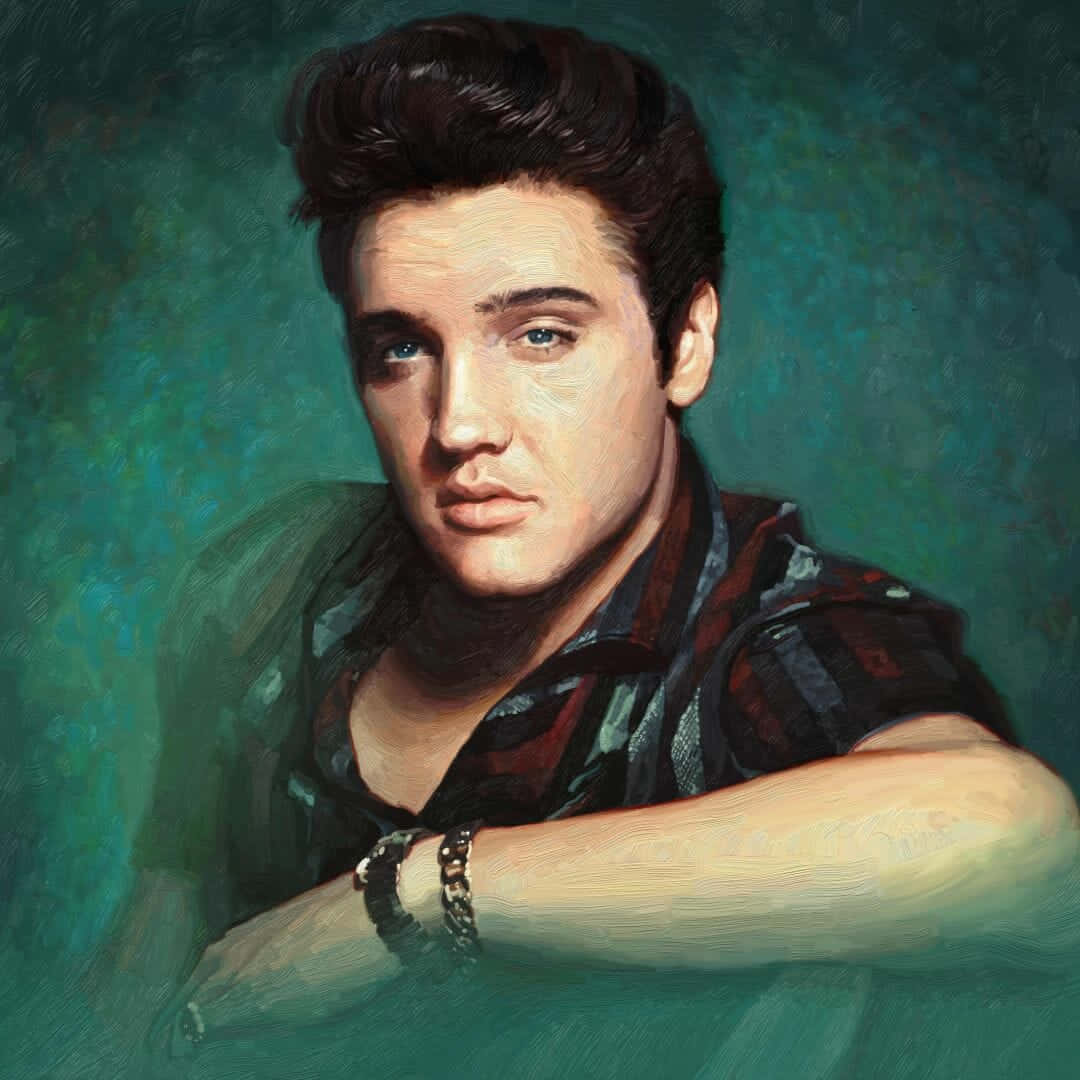 4k Elvis Resting Arm On Chair Wallpaper