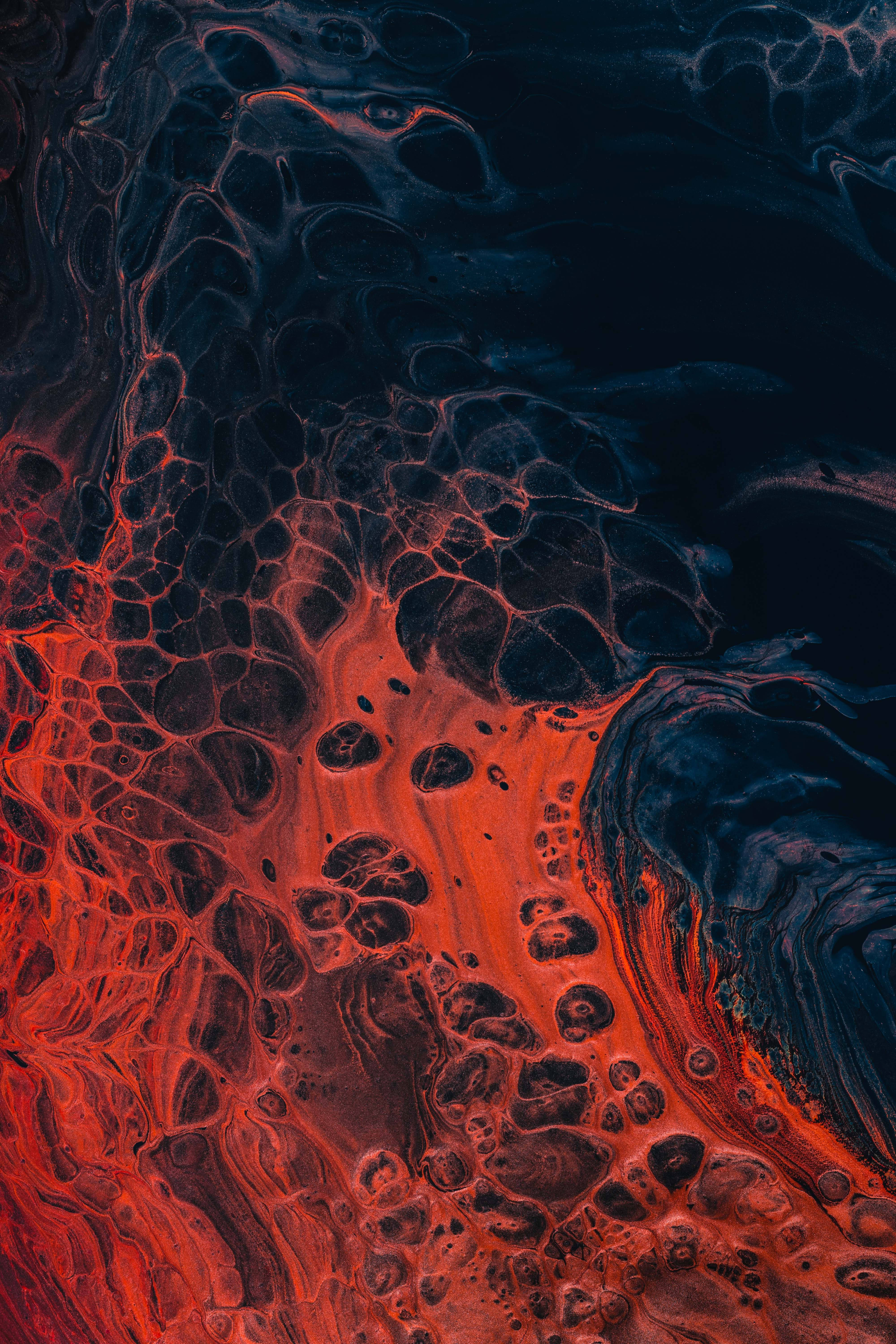 4k Ultra Hd Phone Lava Flow Wallpaper