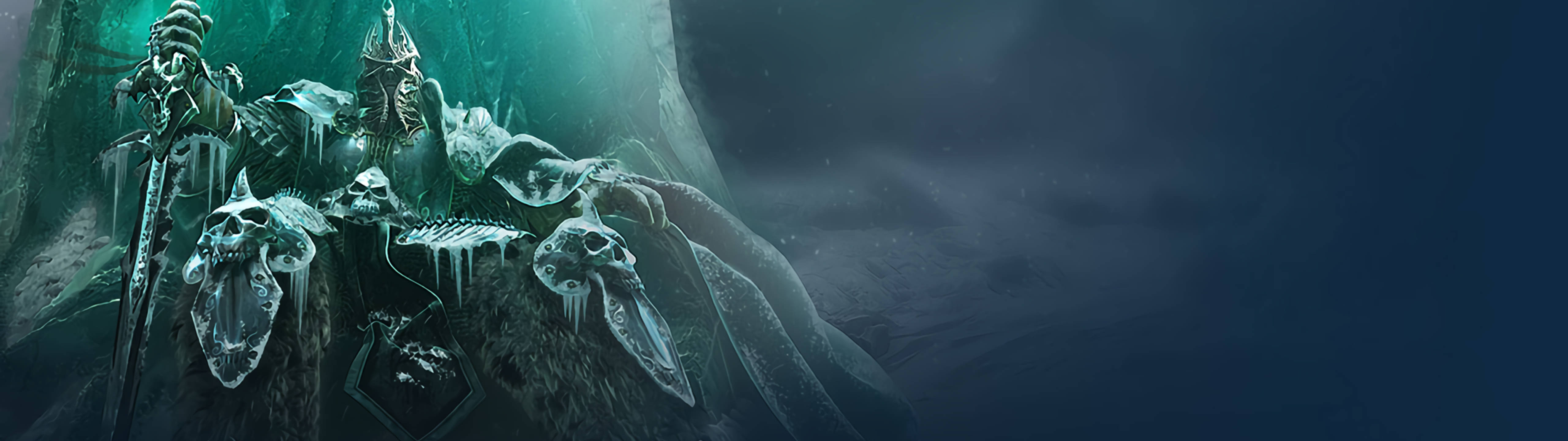 5120x1440 Game Lich King Warcraft Wallpaper