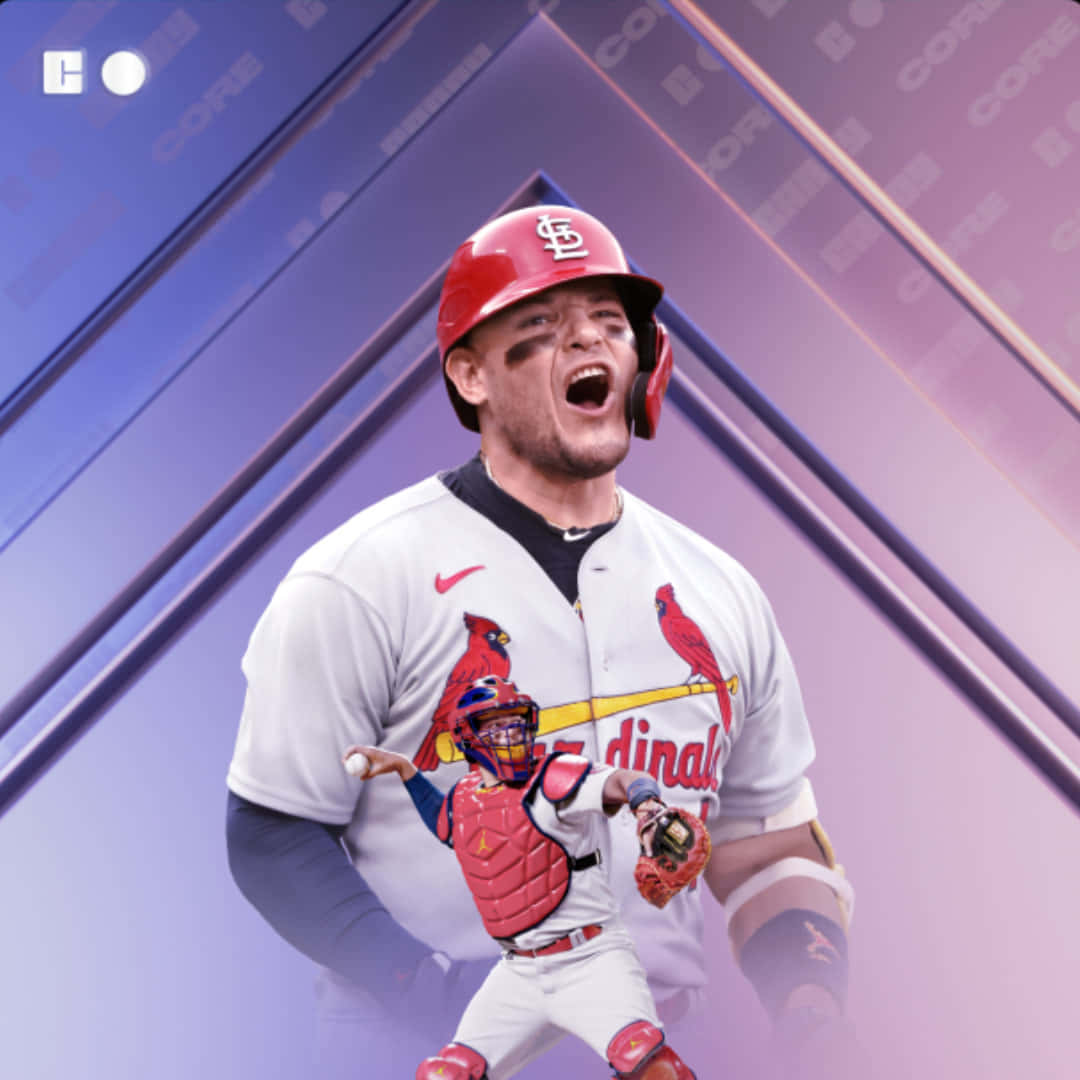 A Baseball Player Is Holding A Bat Wallpaper