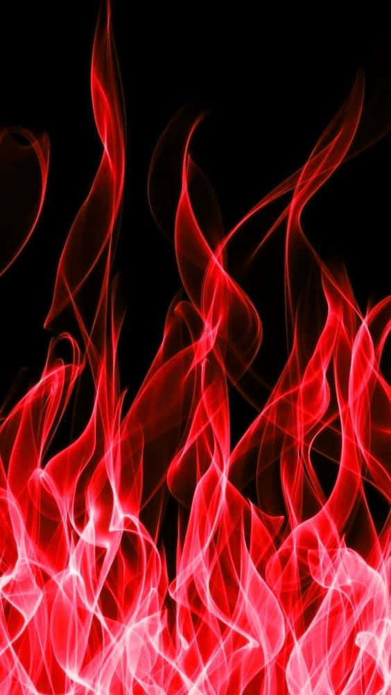 A Beautiful Abstract Of A Burning Fire Wallpaper