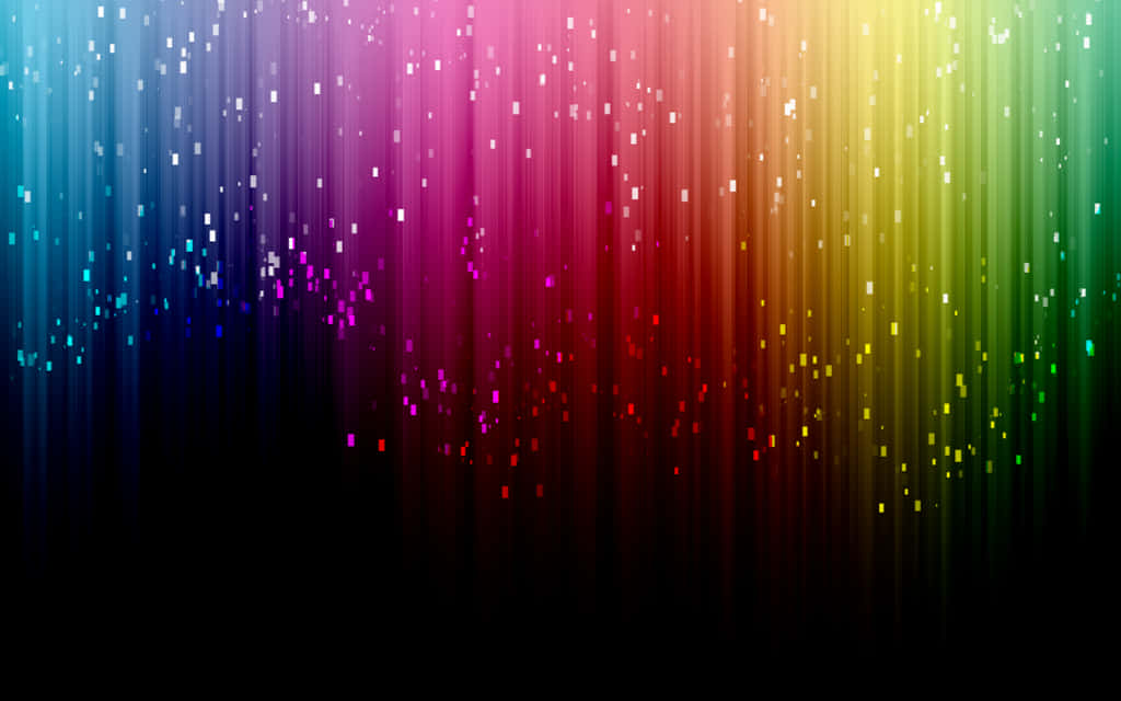 A Beautiful And Vibrant Display Of Rainbow Glitter. Wallpaper