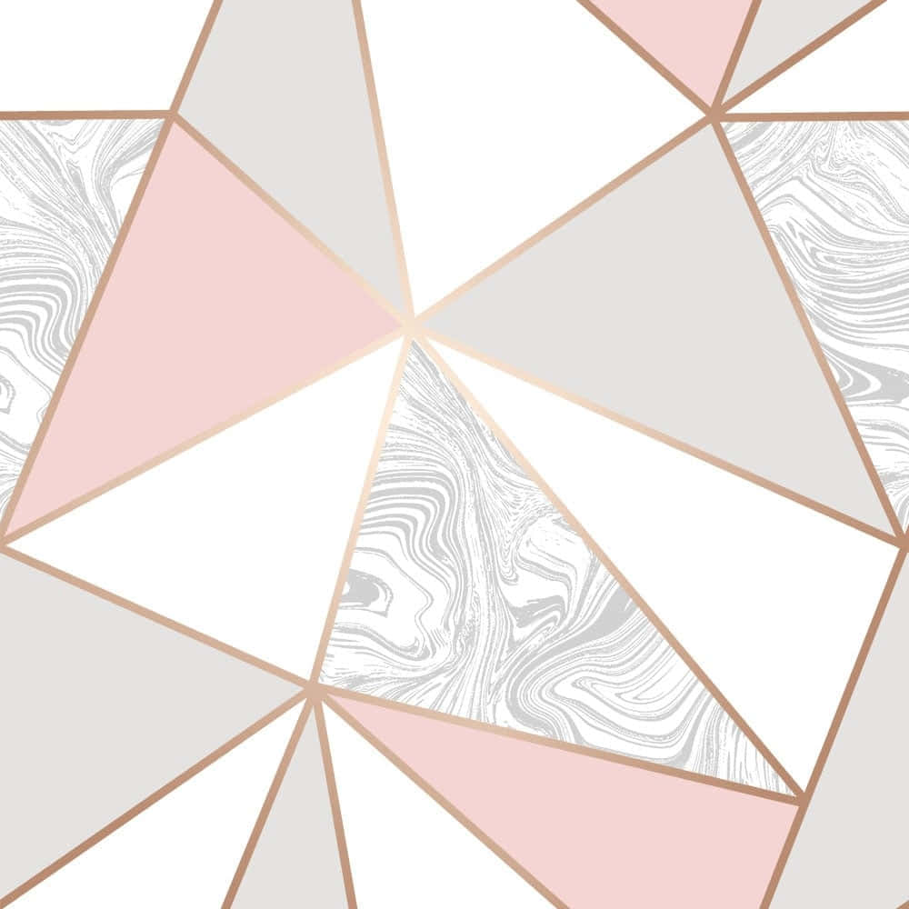 A Beautiful Gradient Of Light Pink And Gold Wallpaper