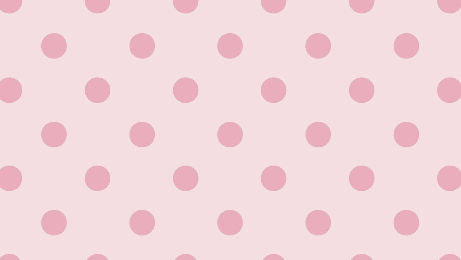 A Beautiful Pattern Of Pink And White Polka Dots. Wallpaper