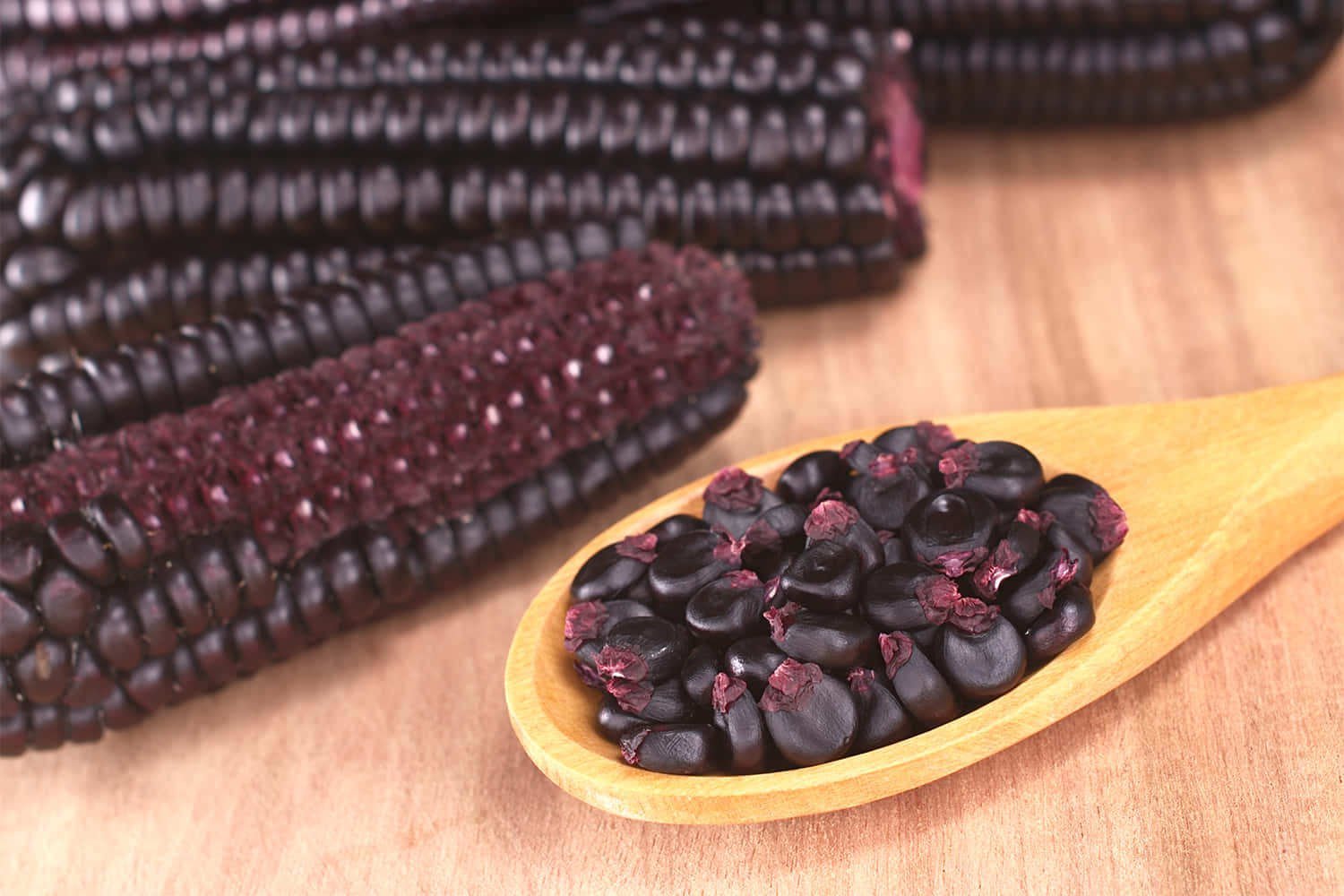 A Beautiful Plate Of Purple Corn Wallpaper