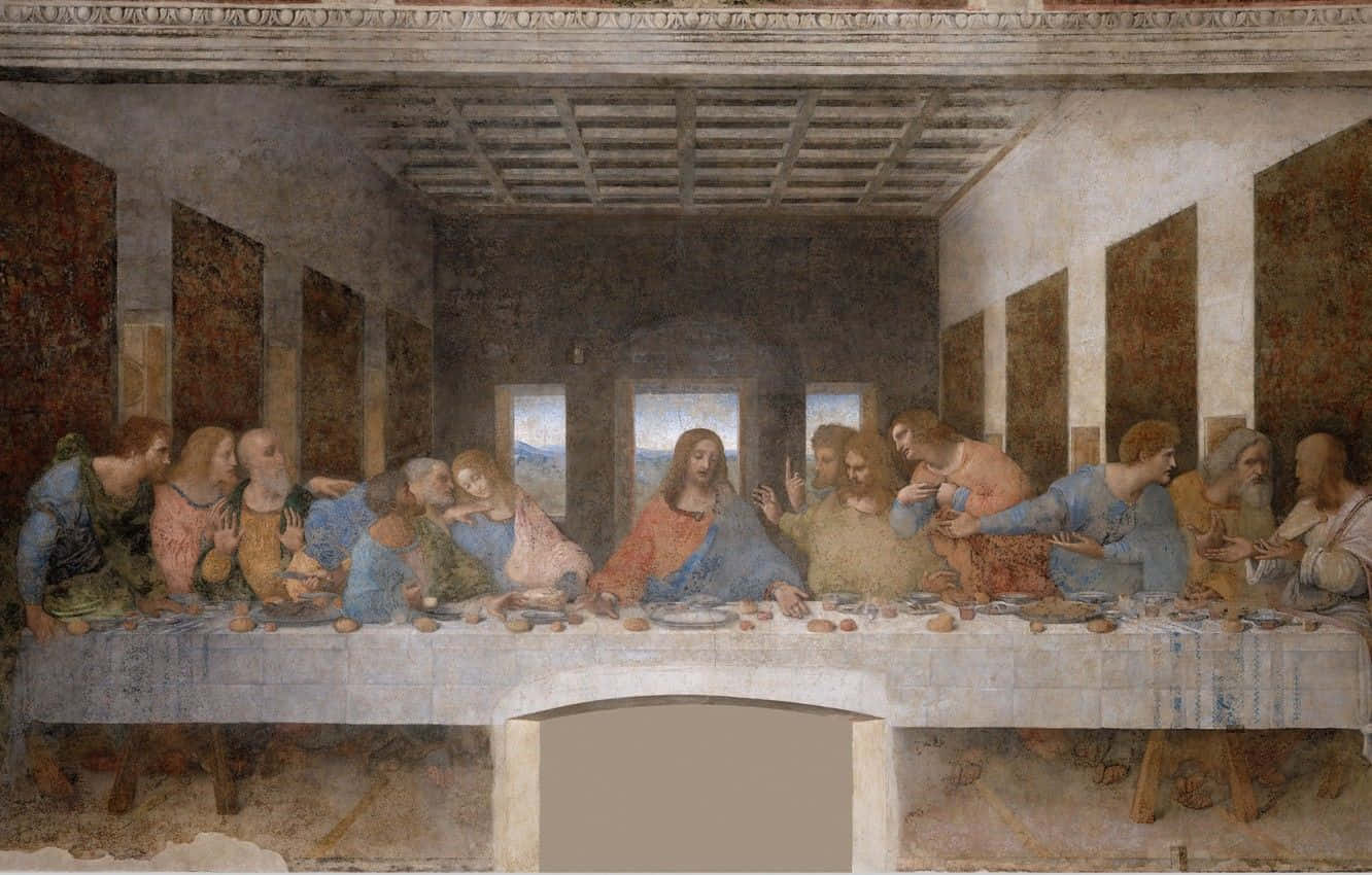 A Beautiful Rendition Of The Last Supper Wallpaper