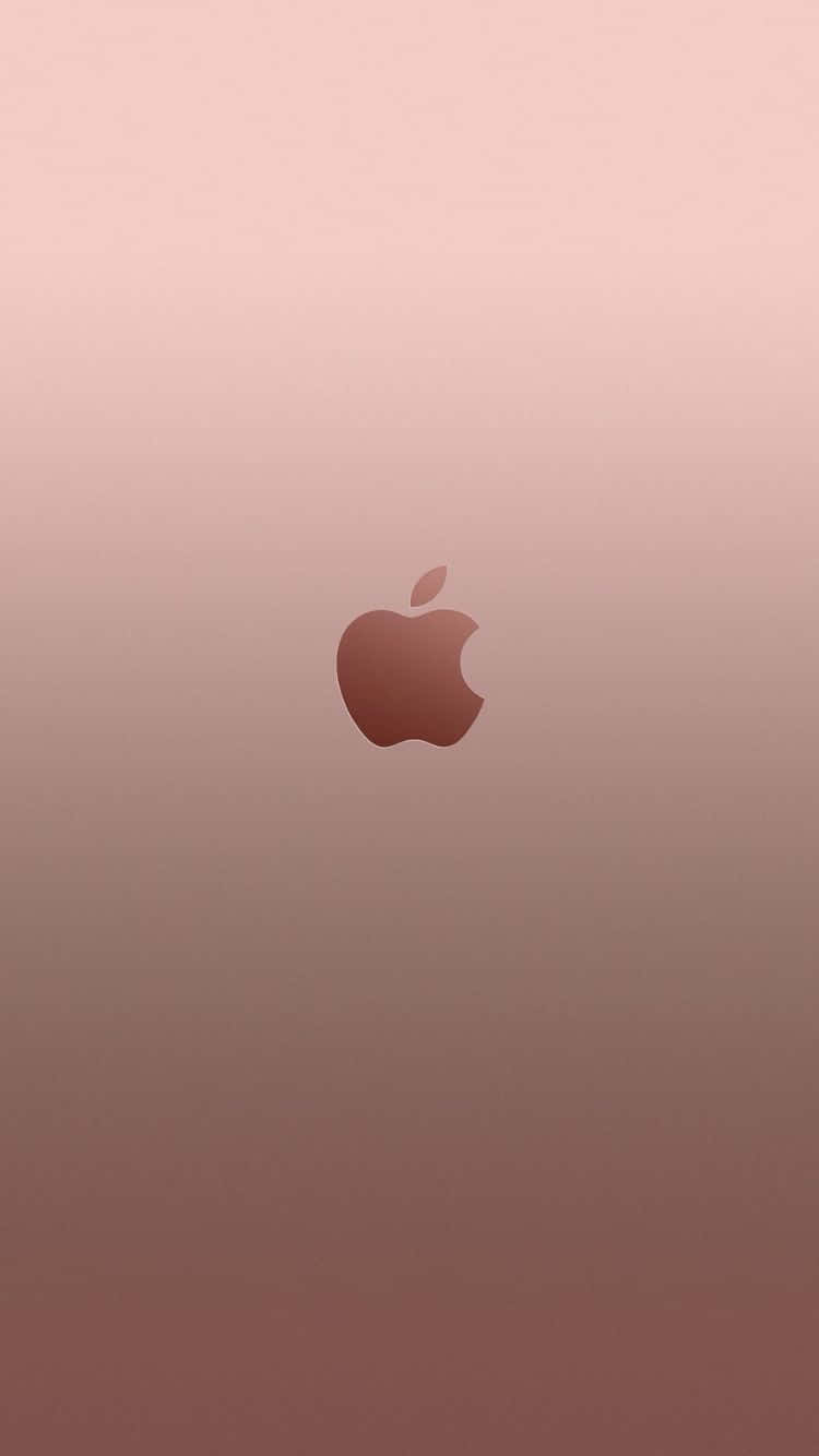 A Beautiful Rose Gold Iphone 6s Wallpaper