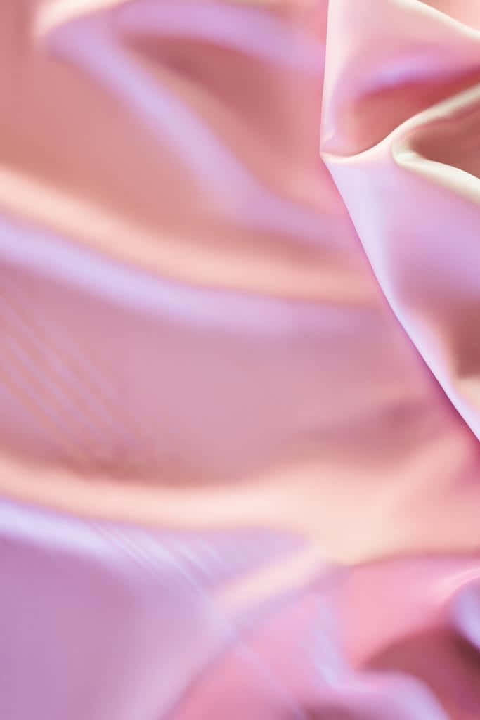 A Beautiful View Of Pink Silk Aesthetic Wallpaper