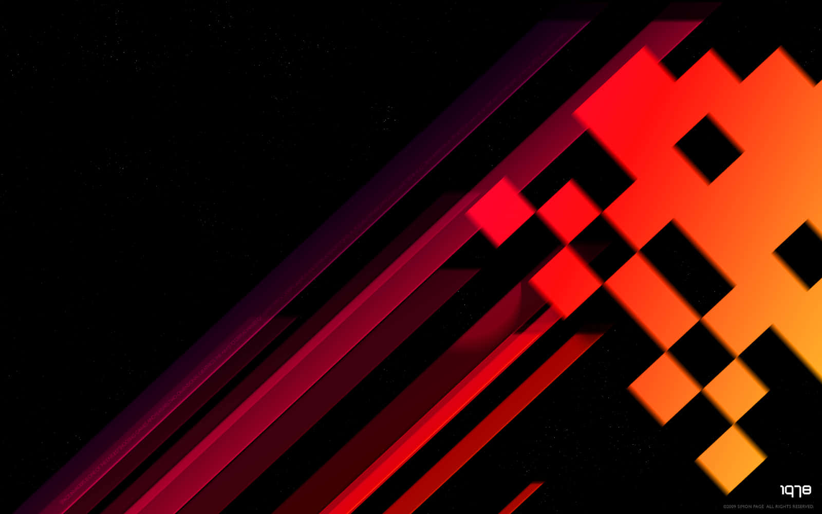 A Black And Red Abstract Background With Squares Wallpaper