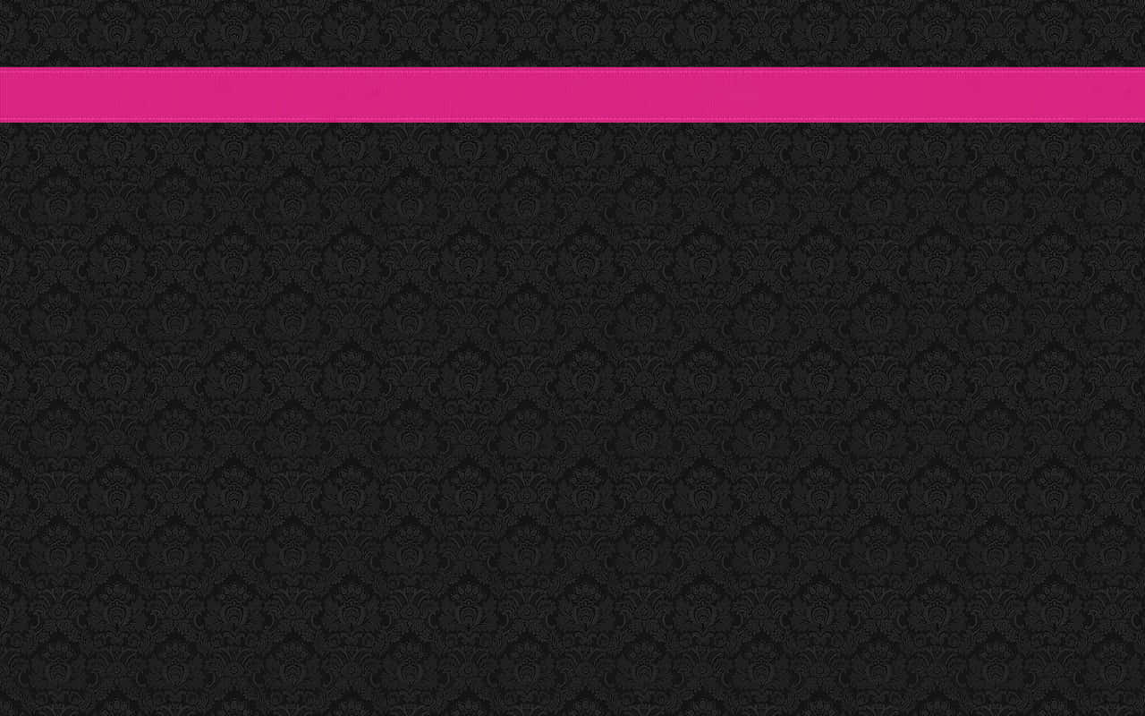 A Black Background With A Pink Stripe Wallpaper