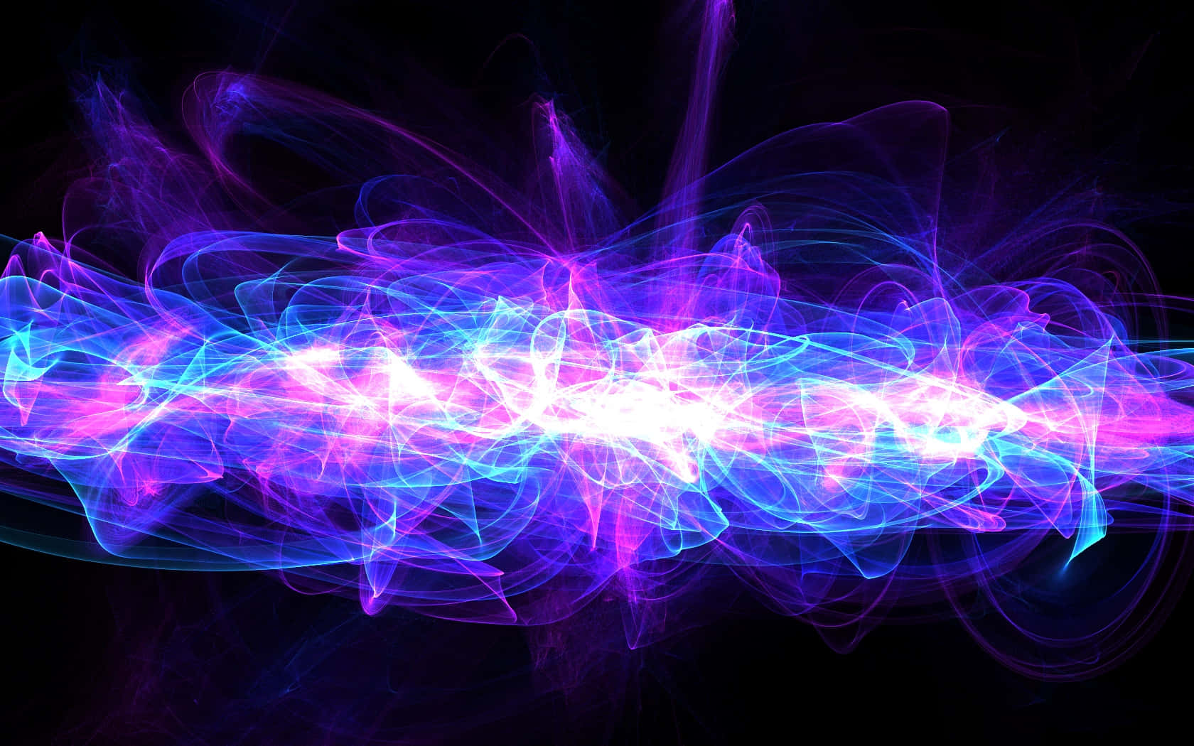 A Blue And Purple Swirl Of Light Wallpaper