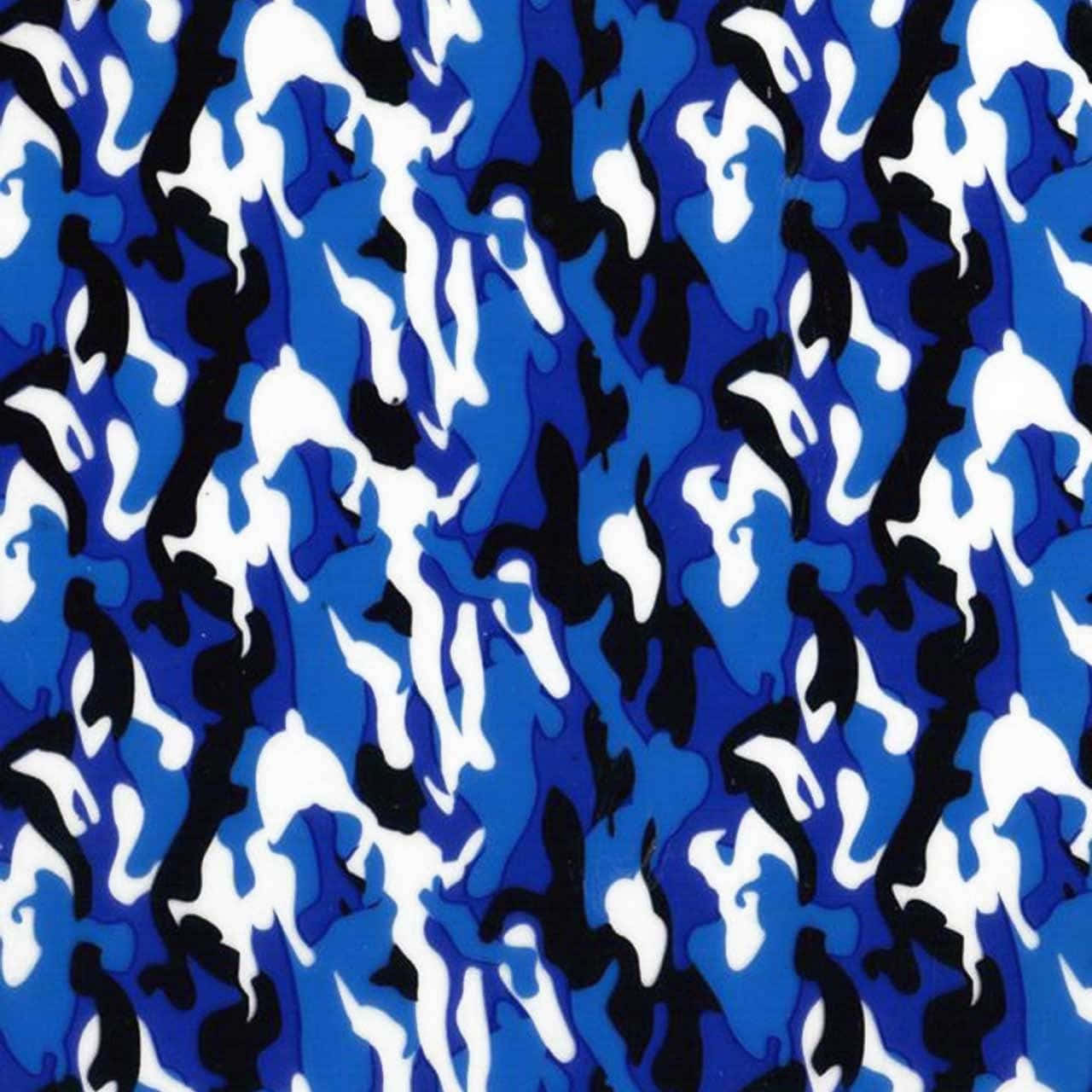 A Blue And White Camouflage Pattern Wallpaper