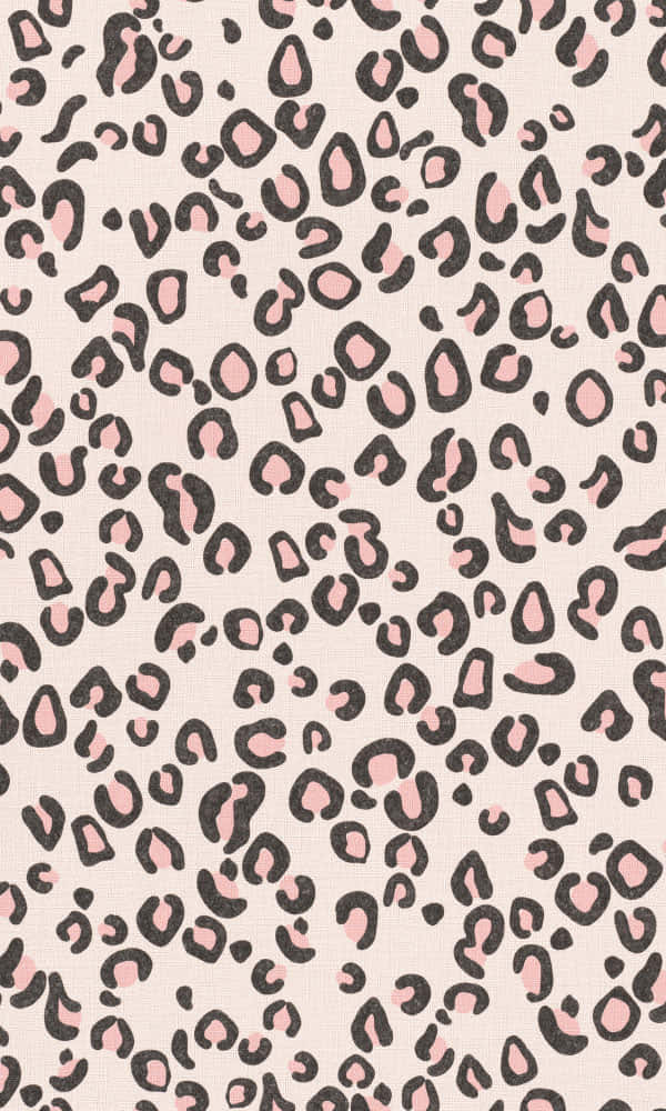 A Bold Pink Leopard Print Wallpaper