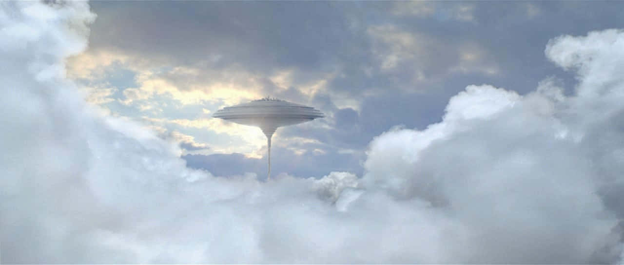 A Breathtaking Aerial View Of The Bespin Cloud City Wallpaper