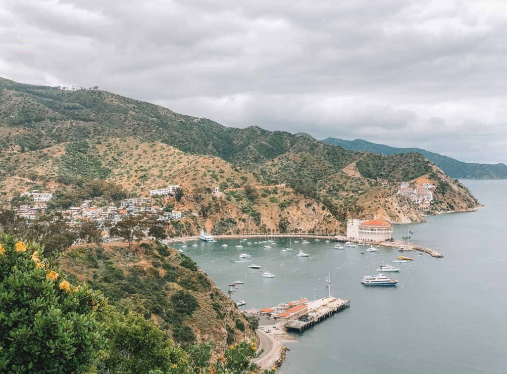 A Breathtaking View Of California Island Wallpaper