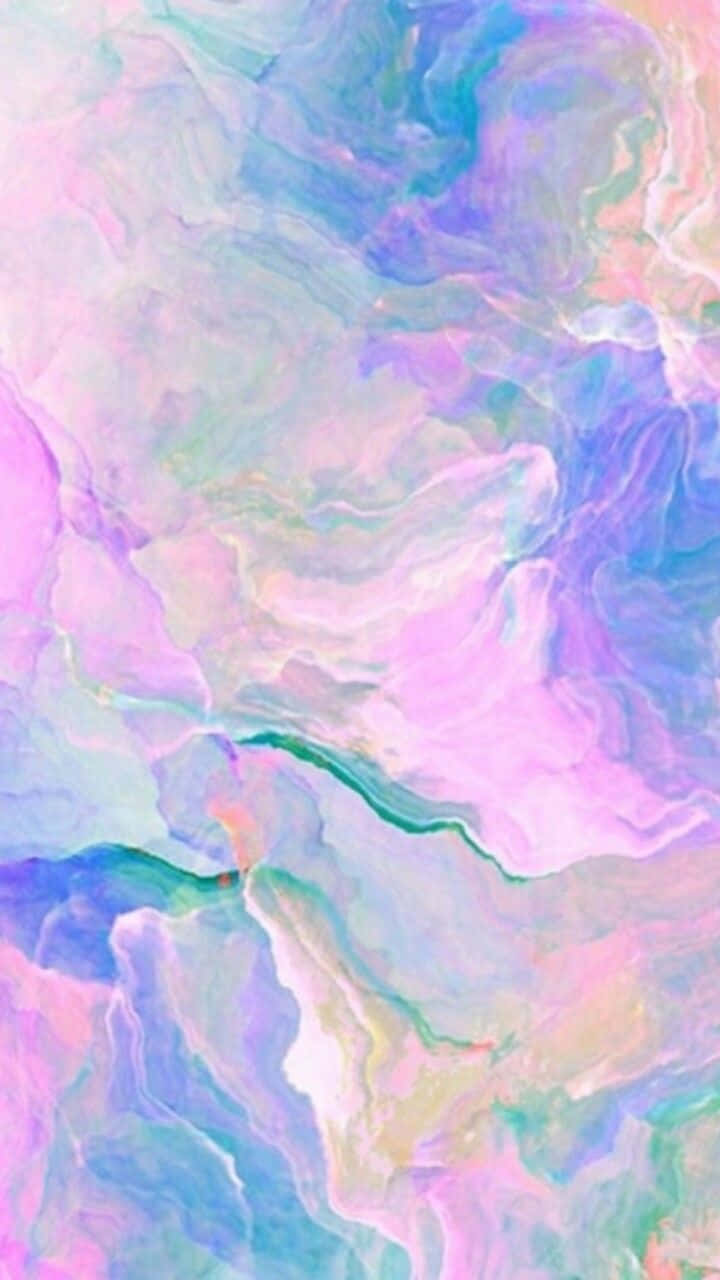 A Bright And Vibrant Pastel Tie Dye Wallpaper Wallpaper