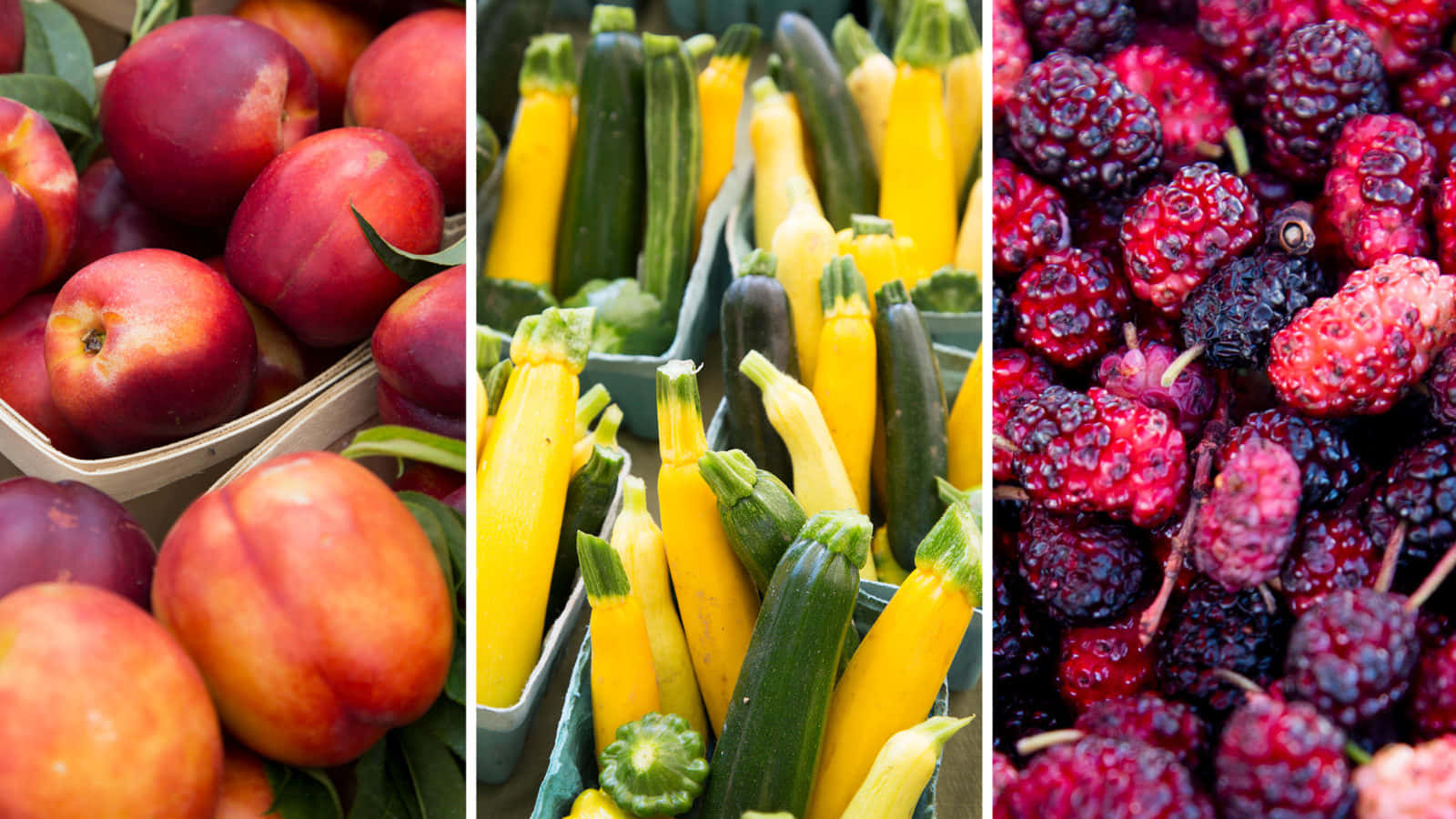 A Bustling Day At The Farmers Market Wallpaper