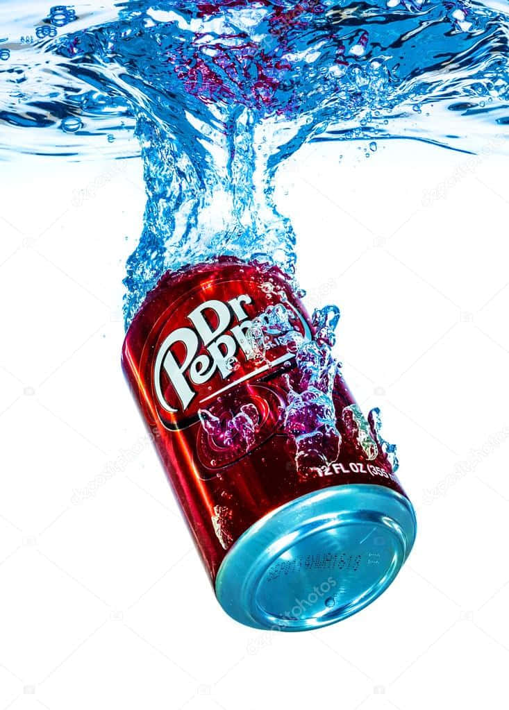 A Can Of Dr Pepper Floats In The Water Stock Photo 667995 Wallpaper