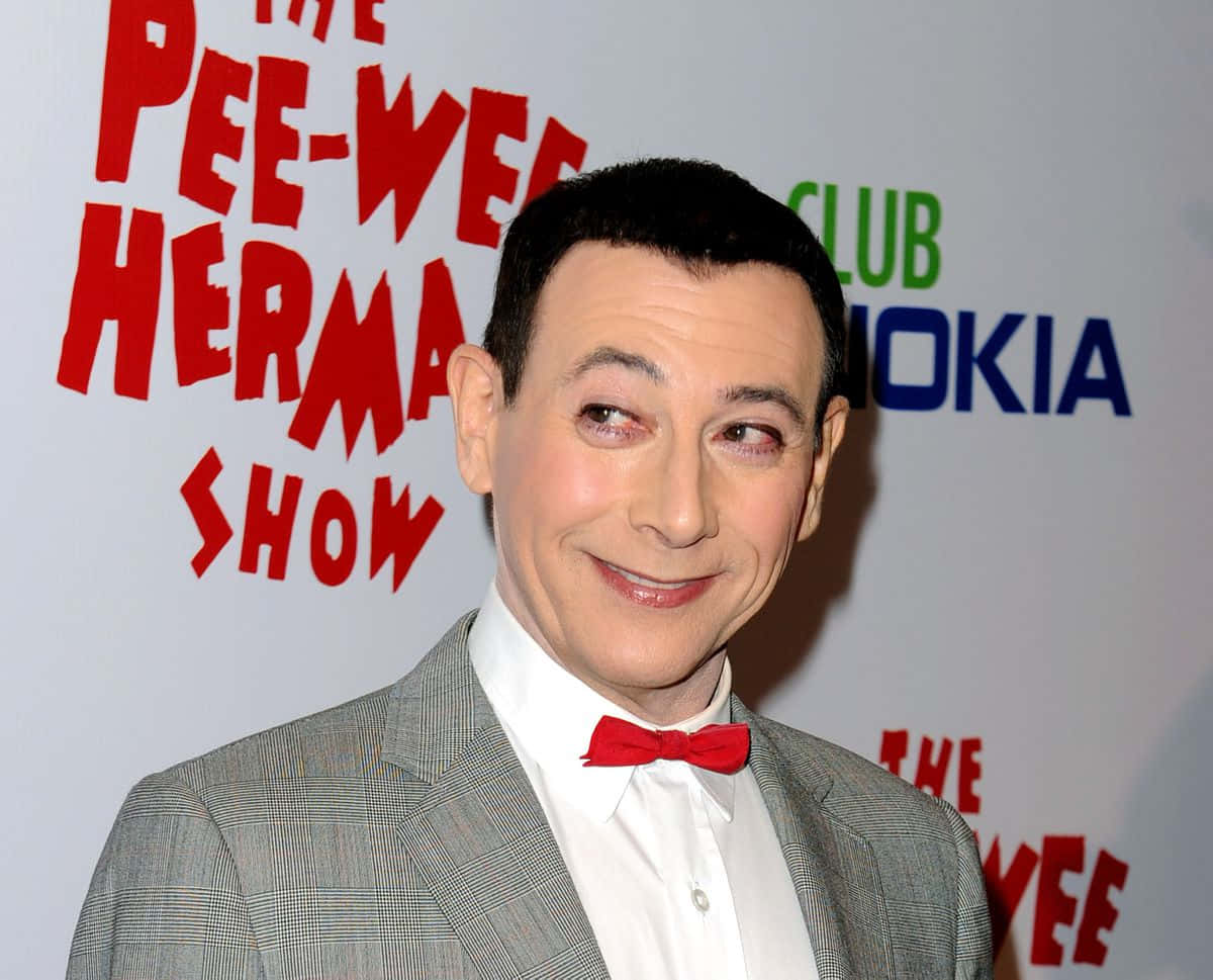 A Candid Portrait Of Paul Reubens Wallpaper