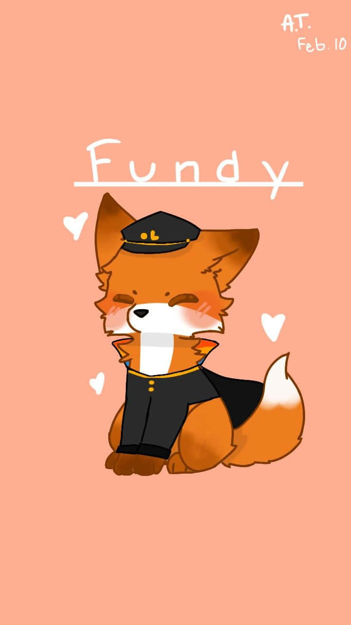 A Cartoon Fox With The Word Fundy On It Wallpaper