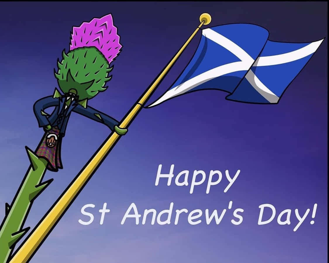 A Celebratory St Andrew's Day In Scotland Wallpaper