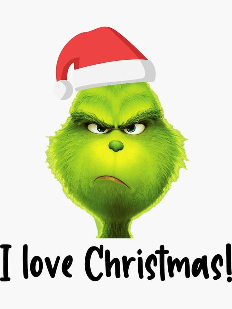 A Charming Grinch Ready For The Holidays Wallpaper