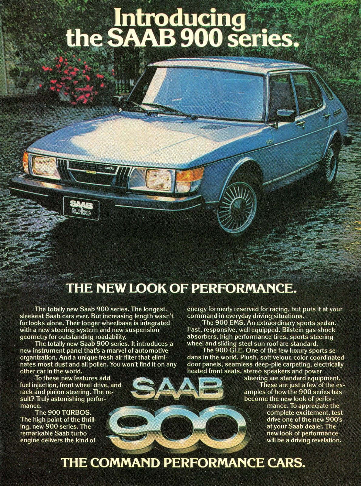 A Classic Saab 99 In Pristine Condition Wallpaper